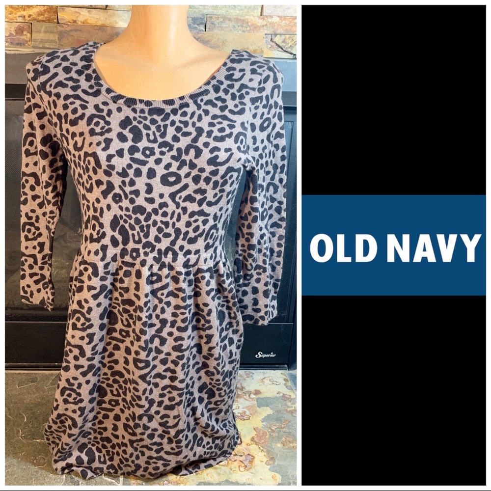Old Navy leopard dress